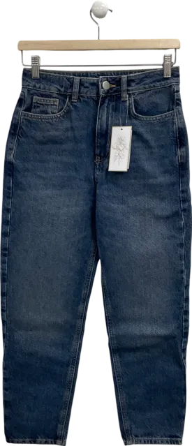 Very Blue High Waist Mom Jeans UK 8