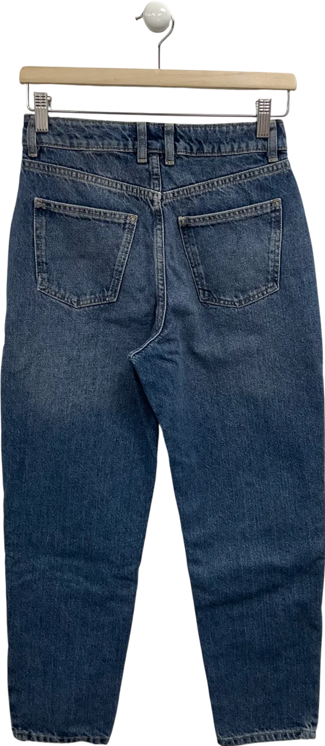 Very Blue High Waist Mom Jeans UK 8
