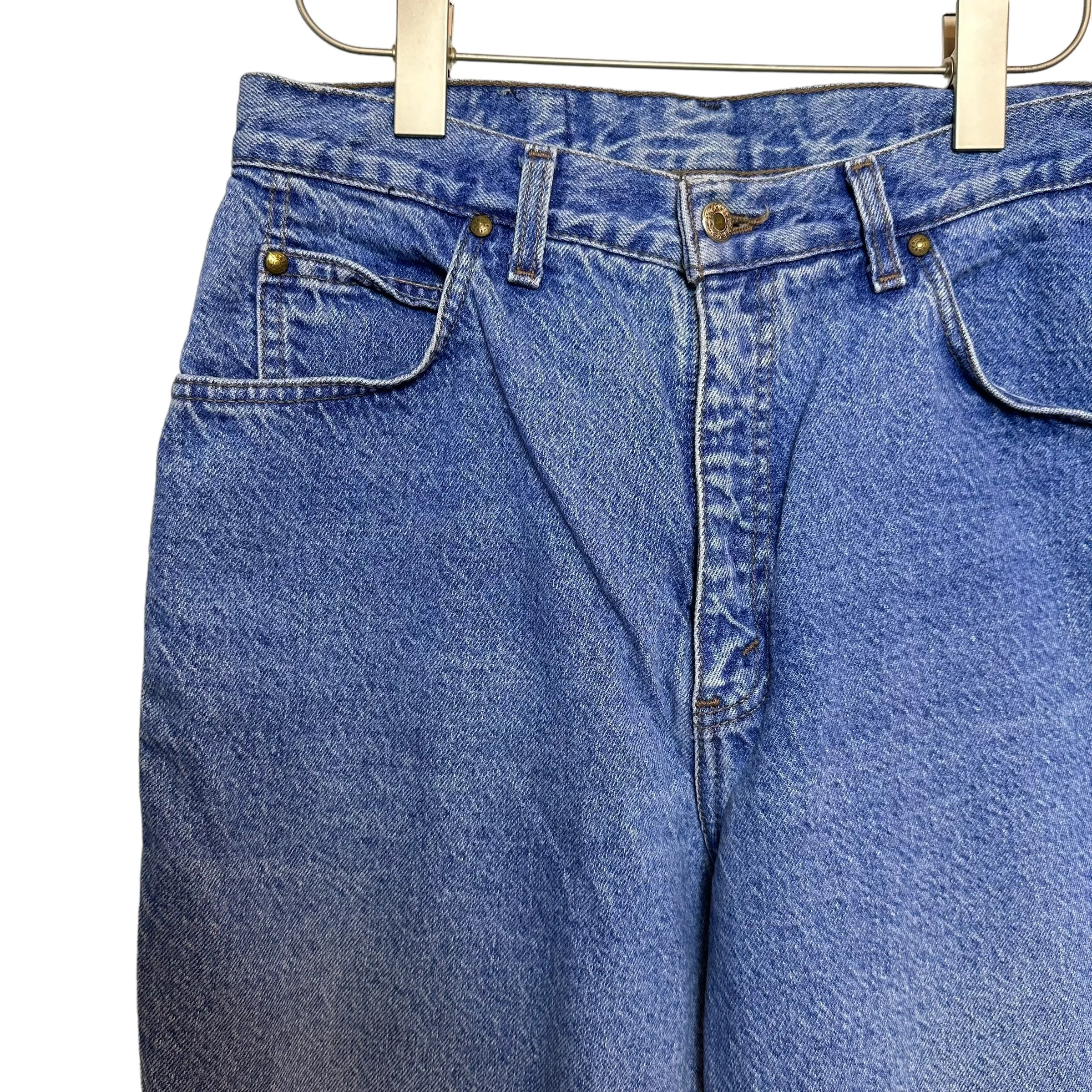 Vintage 80s 90s Levi's Native Blue High Rise Jeans Denim Mom Tapered Straight 30