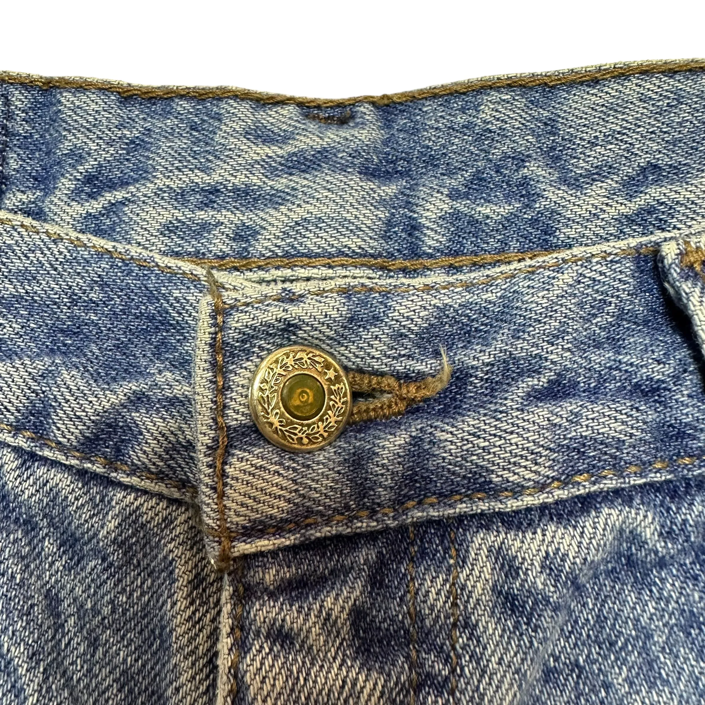 Vintage 80s 90s Levi's Native Blue High Rise Jeans Denim Mom Tapered Straight 30
