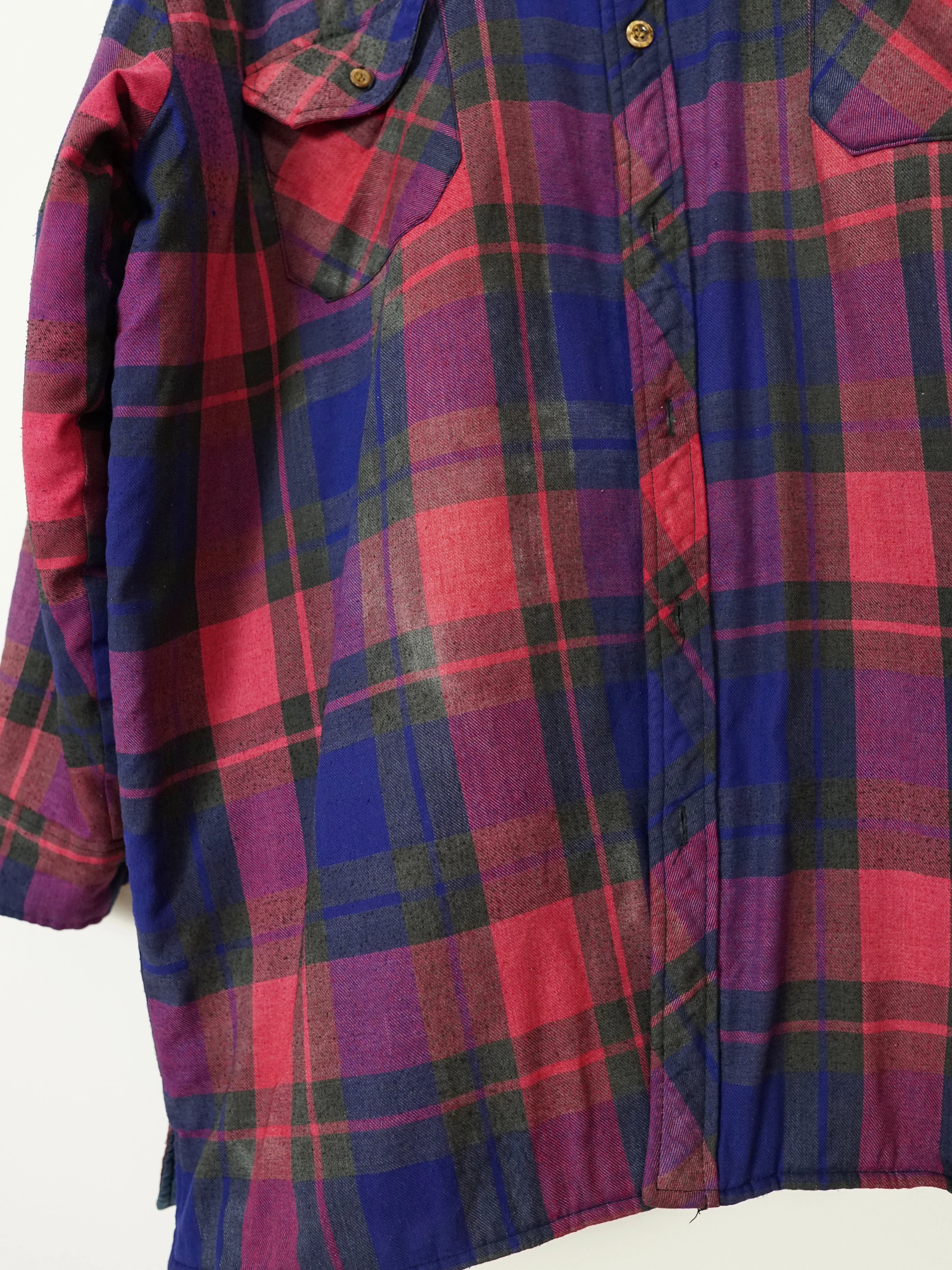 Vintage 80's Plaid Flannel Jacket