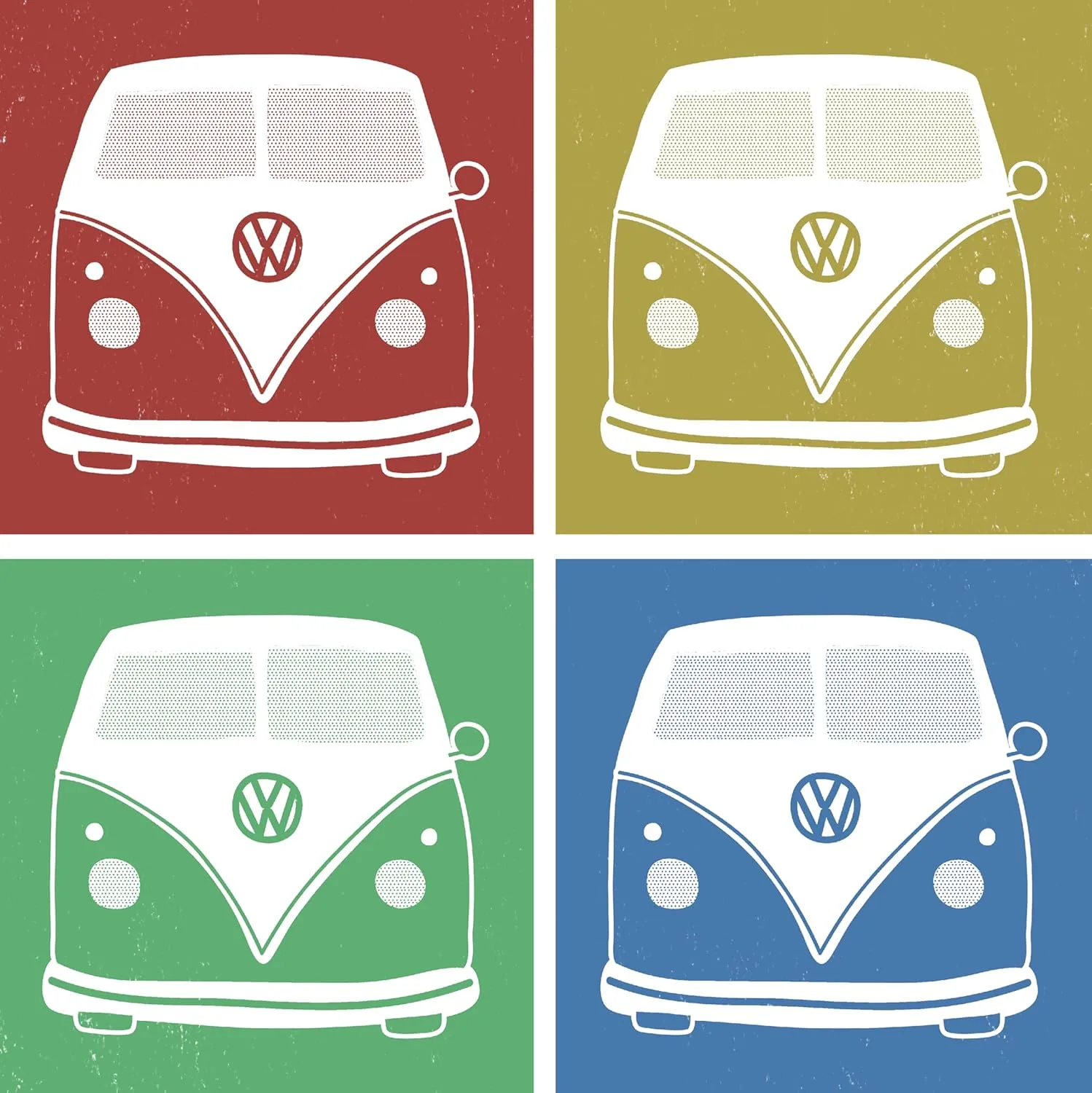 Volkswagen Bus Abstract Art Men's and Women's T-Shirt