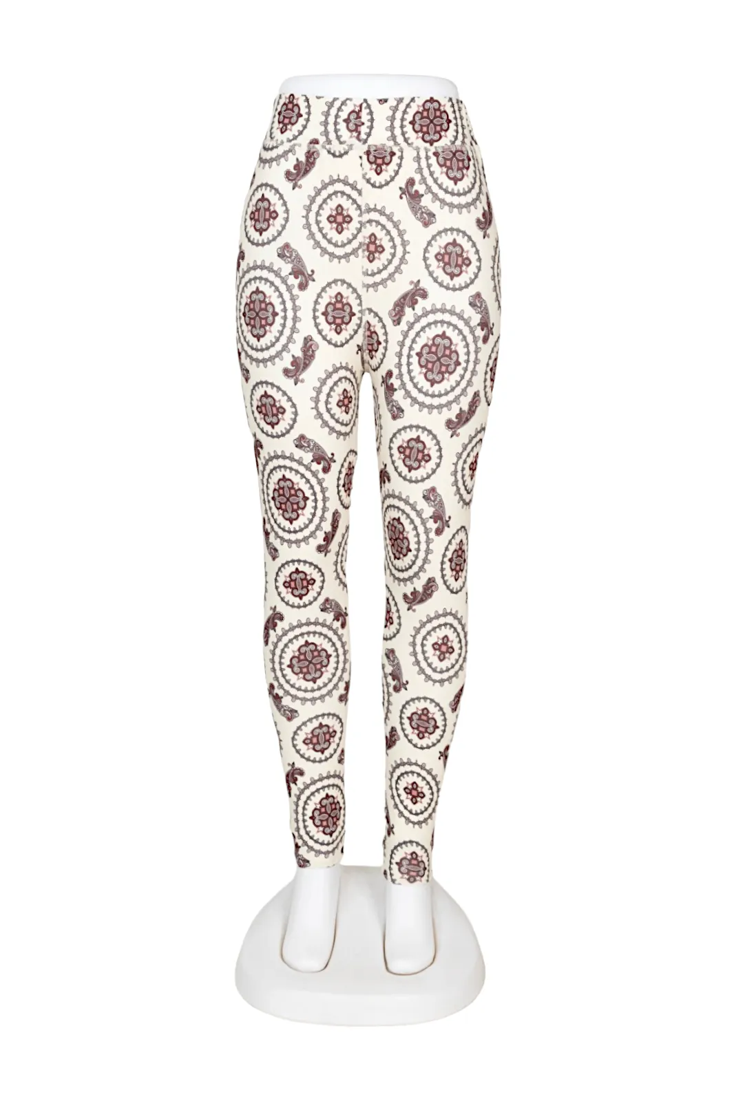 Women High-Rise Printed Leggings 80052 (EXTRA SMALL)