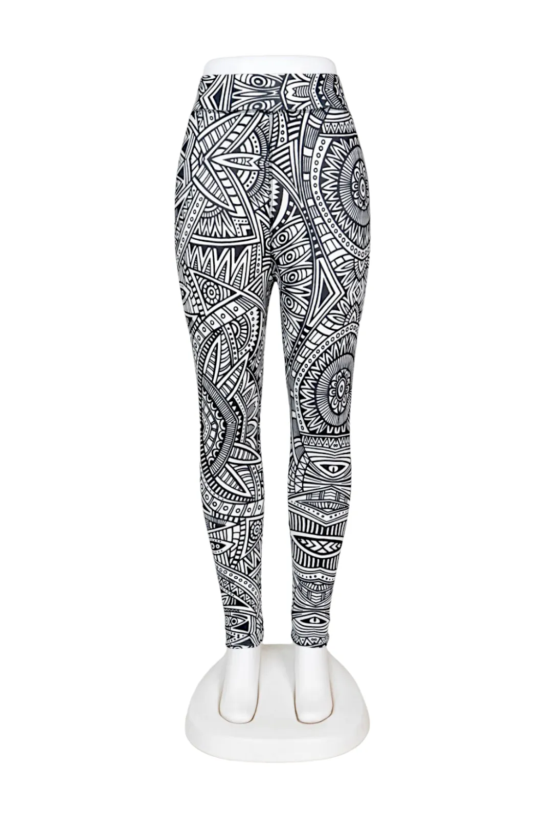 Women High-Rise Printed Leggings 80052 (EXTRA SMALL)