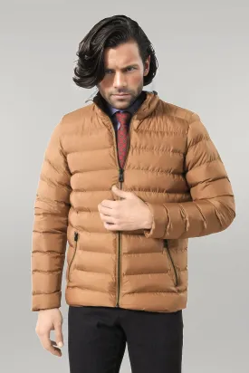 WSS Camel Short Men Down Jacket  - Singen